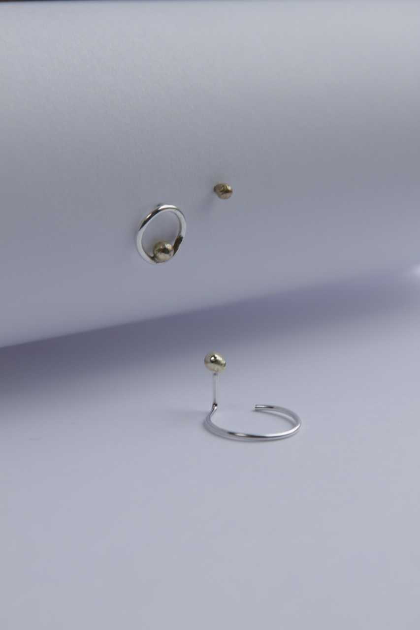 Geschenkset Belle – 3 Ohrringe | Gold und Silber | Handgemachte Ohrringen-Bundle