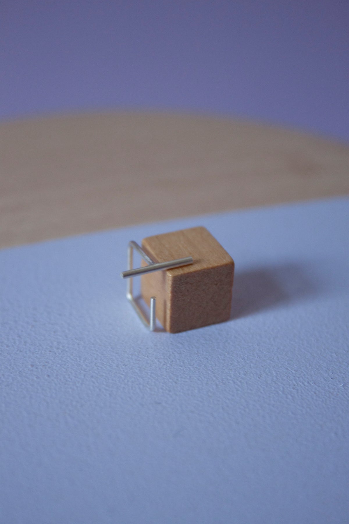 Setje Oorbel Cube Small | Verrassend detail