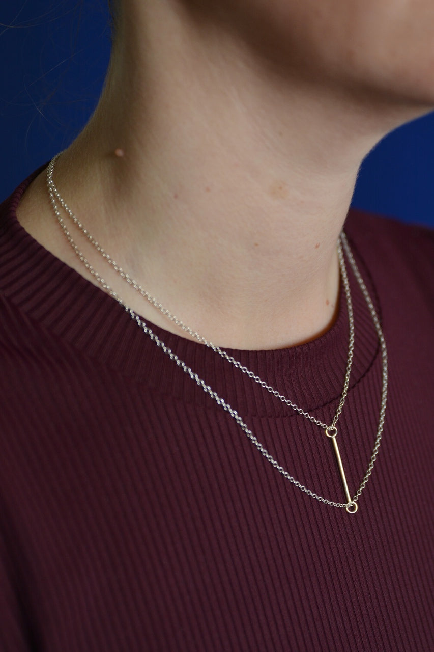 Inbetween Necklace | Silver Beauty