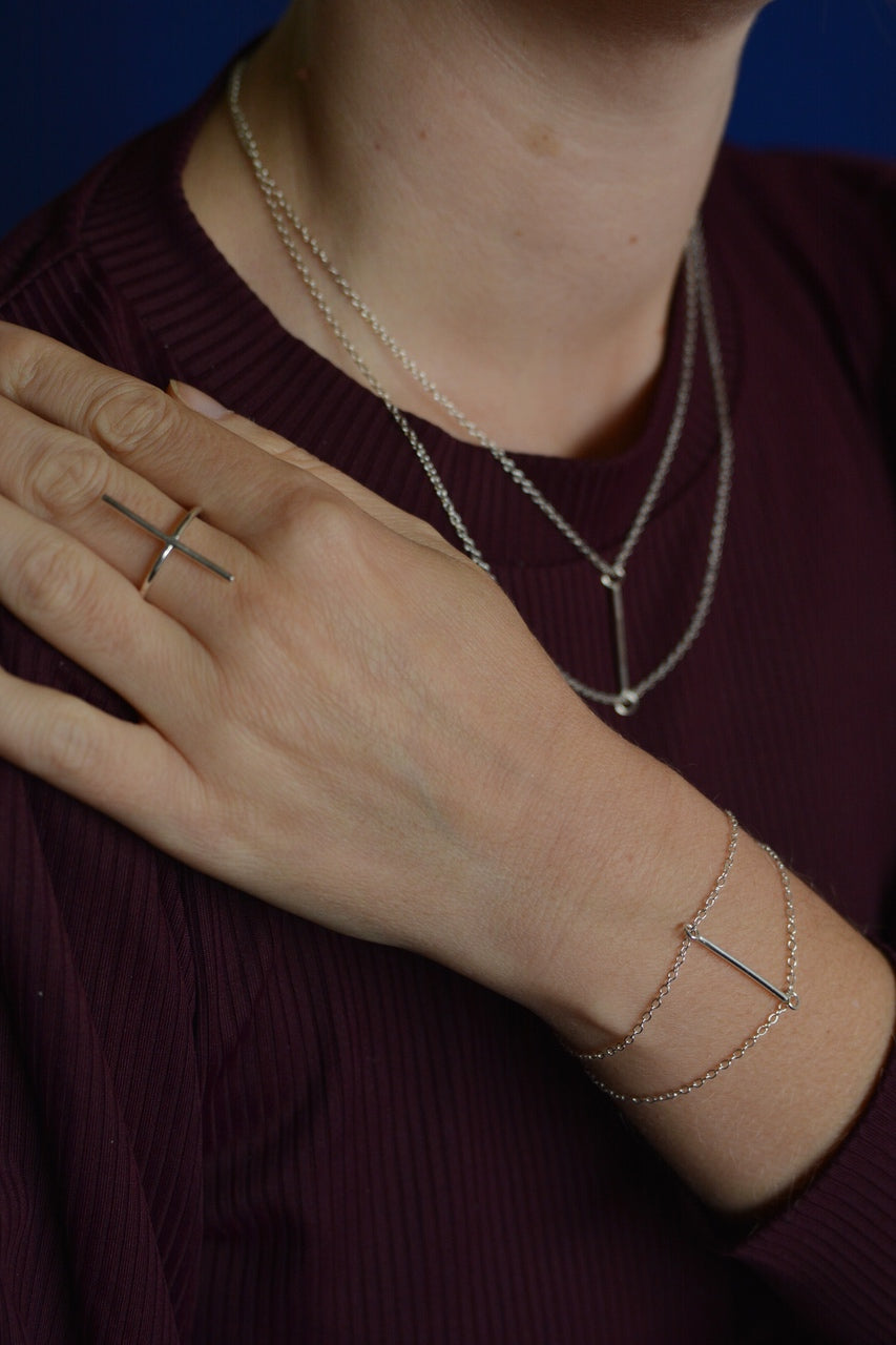 Inbetween Necklace | Silver Beauty