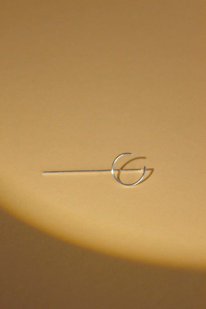 Round Earring Pin | 2-in-1 Earring