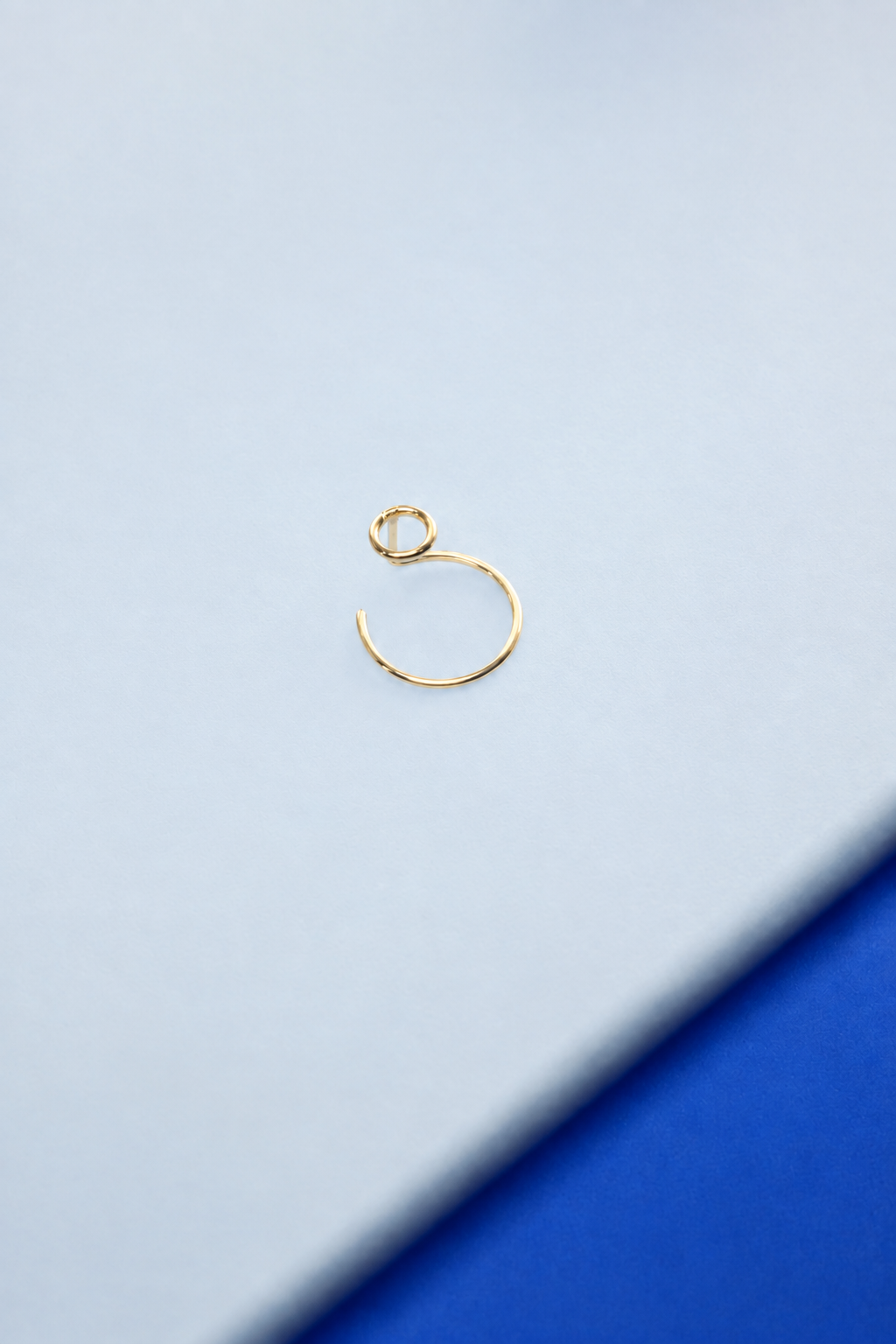 Oorbel Atmos Small | Goud met een twist