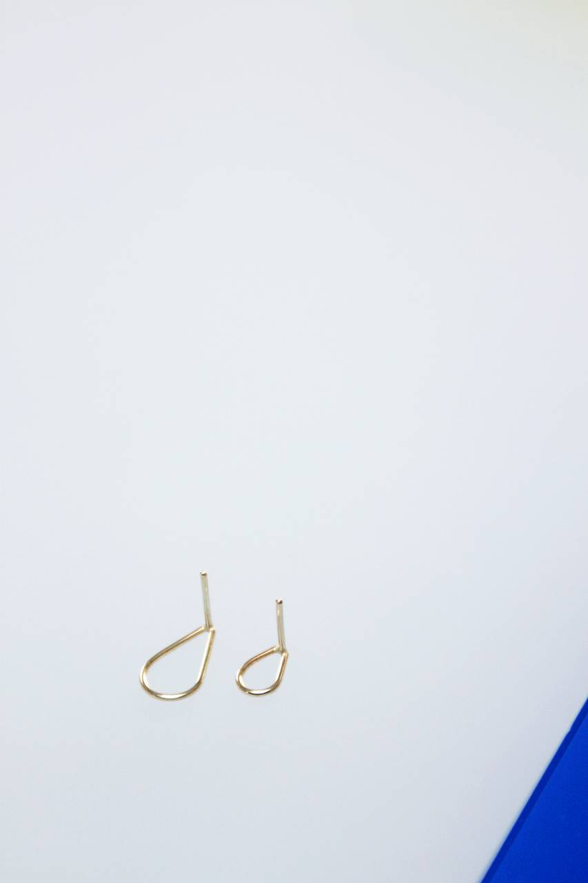 Oorbel Drip Mini | Klein gouden detail