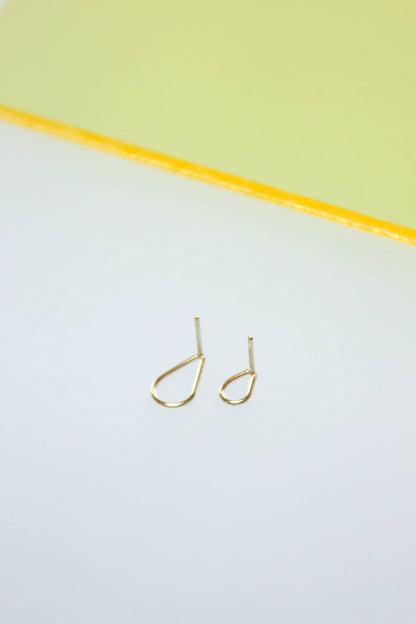 Oorbel Drip Small | Gouden drup