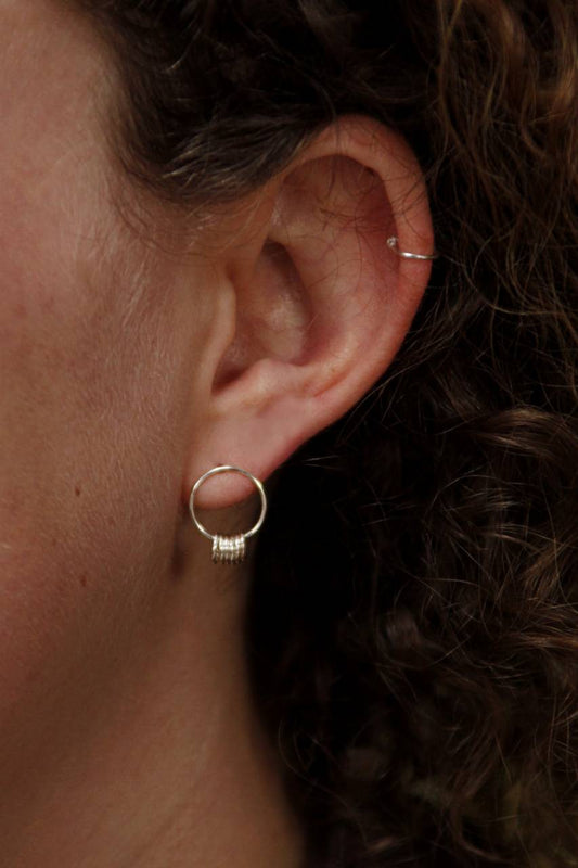 Oorbel Halo | Subtiel, leuk detail van dichtbij
