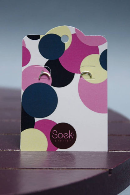 Setje Oorbel Half Round Small | Mini boogje