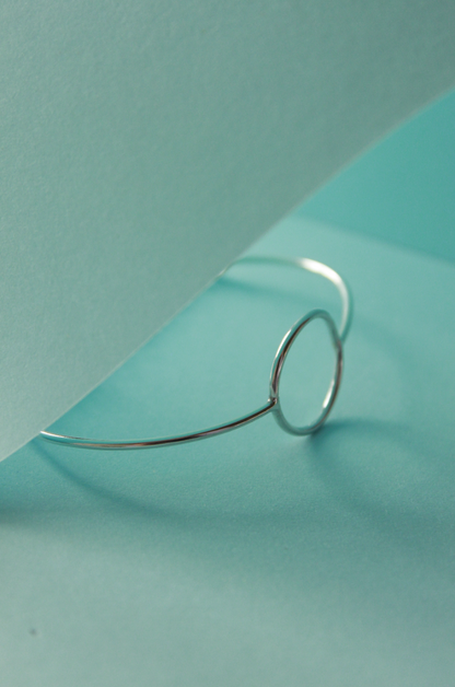 Armband Round | Rondje zilver