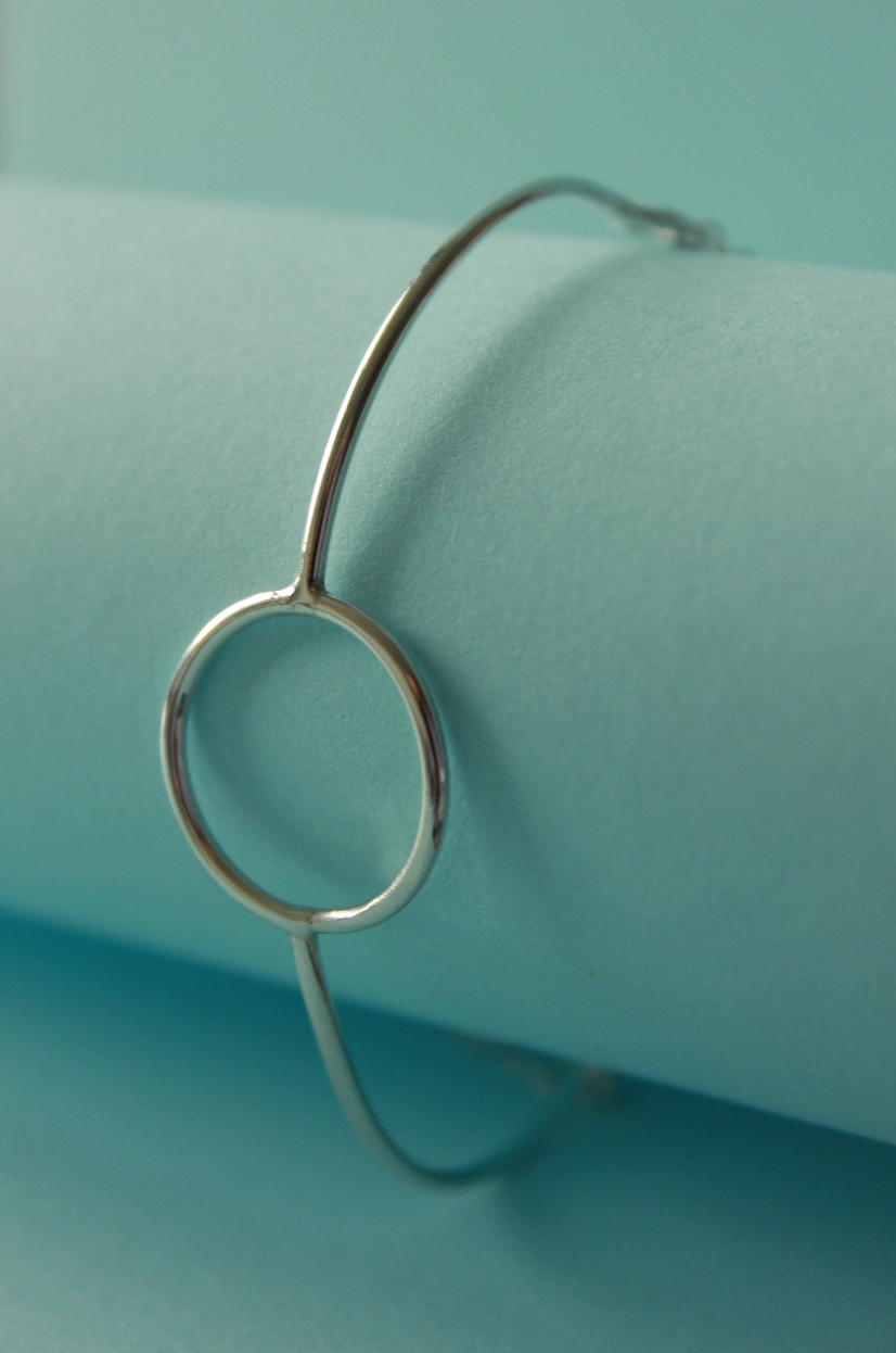 Armband Round | Rondje zilver
