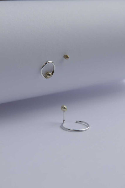 Geschenkset Belle – 3 Ohrringe | Gold und Silber | Handgemachte Ohrringen-Bundle