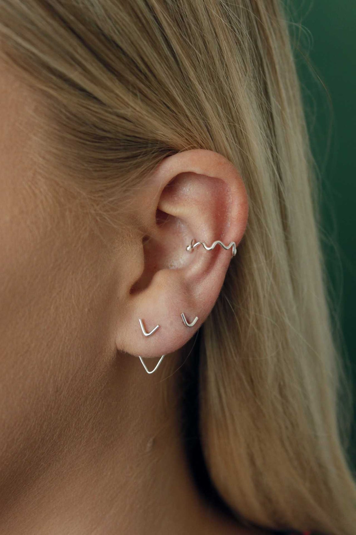 Earcuff Wobble | Cosy Silver