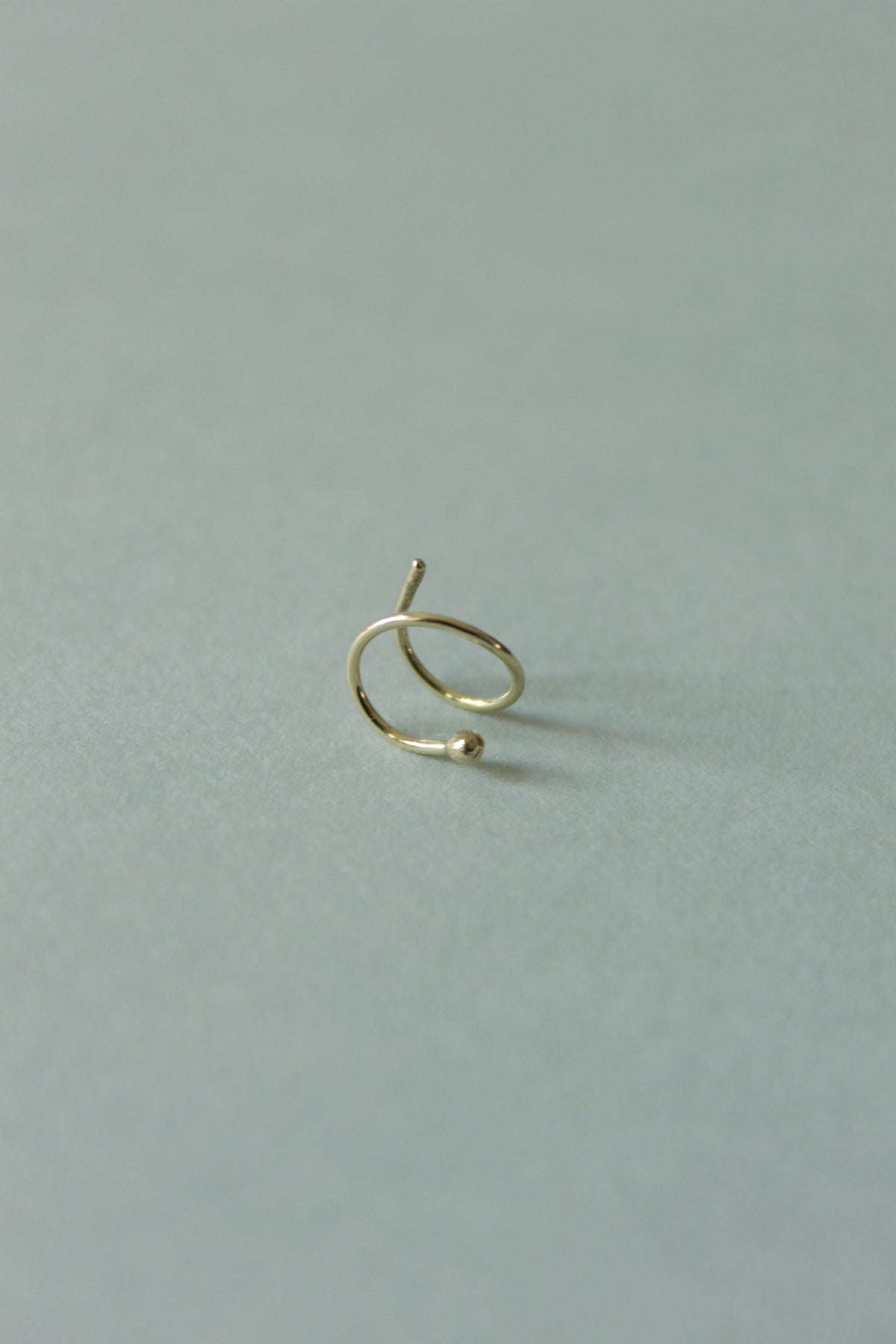 Oorbel Swirl | Verfijnde gouden twist