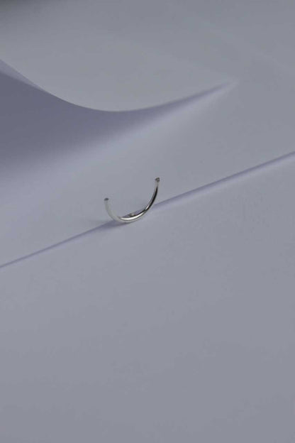 Setje Oorbel Half Round Mid | Minimalistische basis oorbel